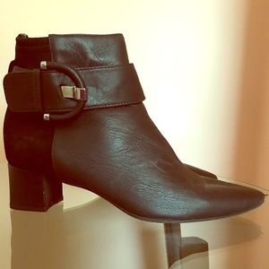 Aquatalia Phiona Bootie, brown, nearly new